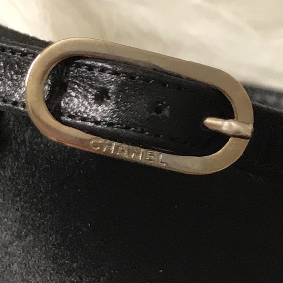 Chanel Disco Mirror satin heels - Picture 6 of 10